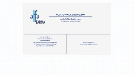 Alfafarma sp. z o.o.